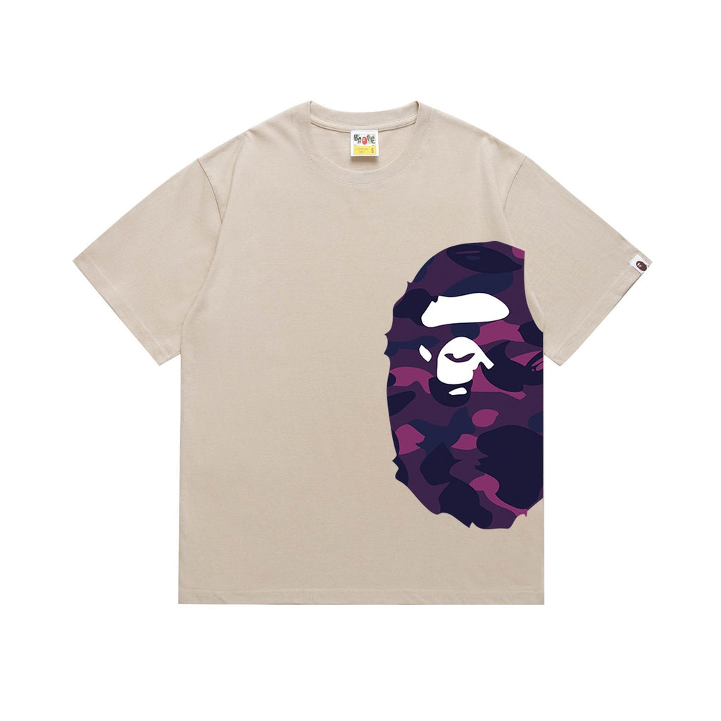BAPE Purple Camo Side Graphic T-Shirt