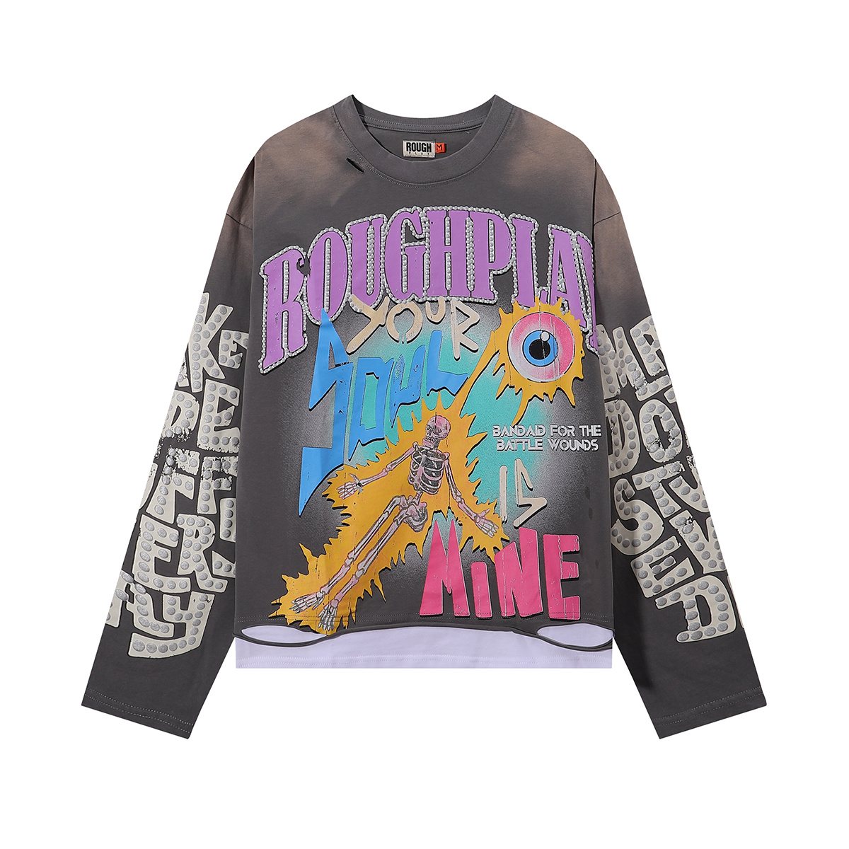 Rough Play Soul Is Mine Graphic Long-Sleeve T-Shirt