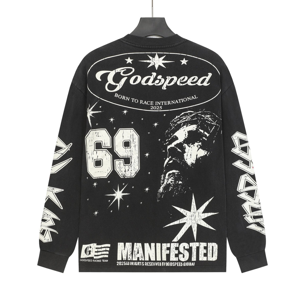 Godspeed 69 Racing Graphic Long-Sleeve T-Shirt