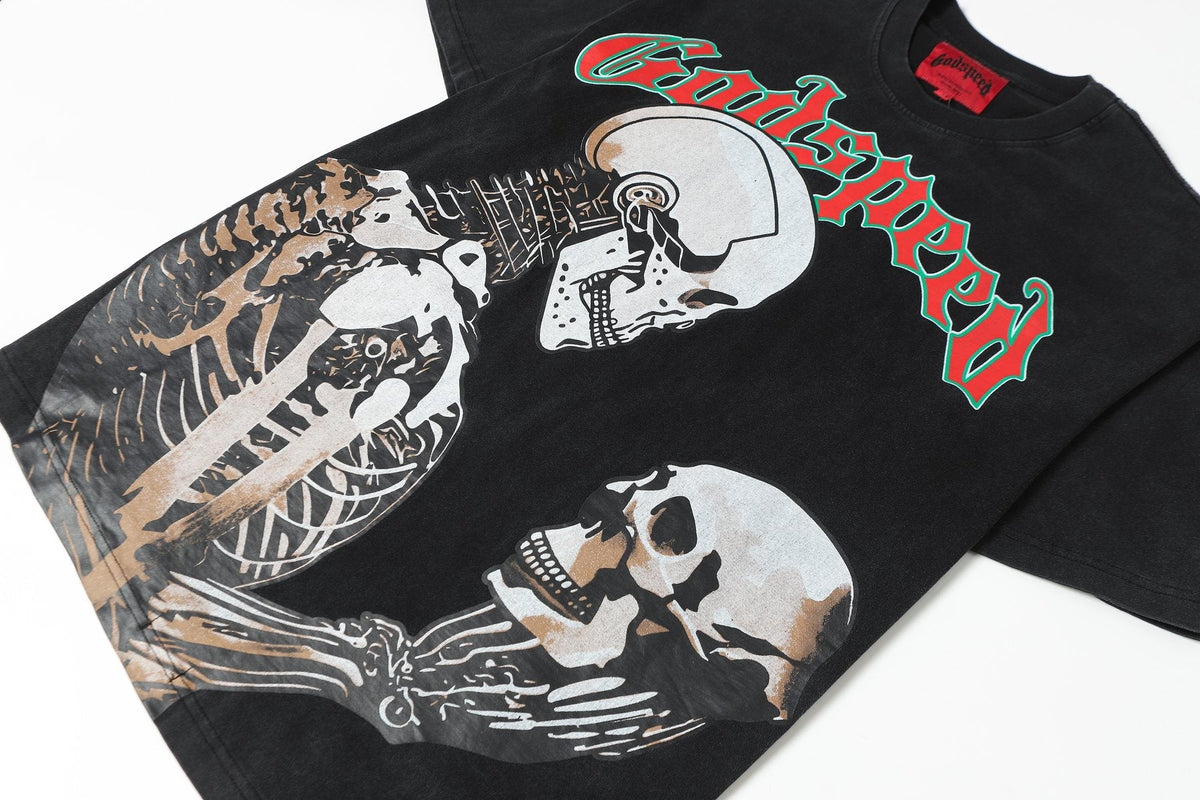 Godspeed Skeleton Graphic Short-Sleeve T-Shirt