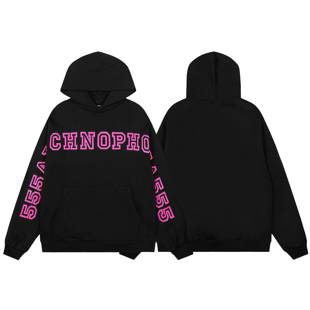 Sp5der Pink Lettering Hoodie & Jogger Matching Set