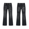 Purple Brand Black Paint Splatter Distressed Jeans