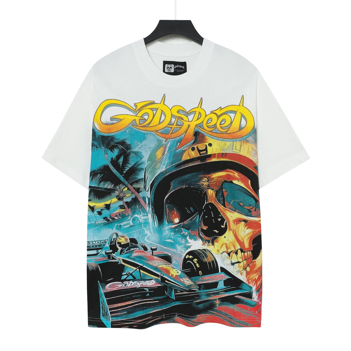 Godspeed Racing Skull Graphic Short-Sleeve T-Shirt