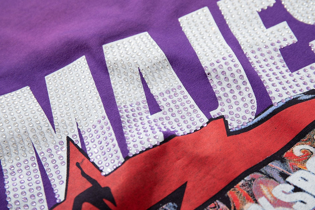 MAJESTIK Purple Tour Graphic T-Shirt