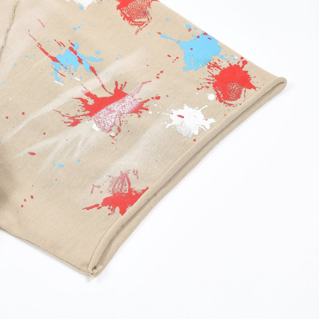 FIRST ROW A Sacred Vow Graphic T-Shirt - Beige