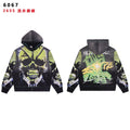 VALE USA Valley Dreams Skull Graphic Zip Hoodie