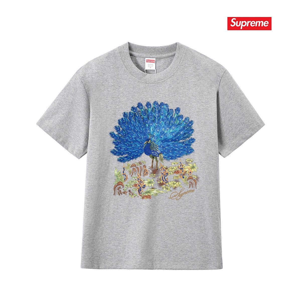 Supreme Peacock Graphic Short-Sleeve T-Shirt