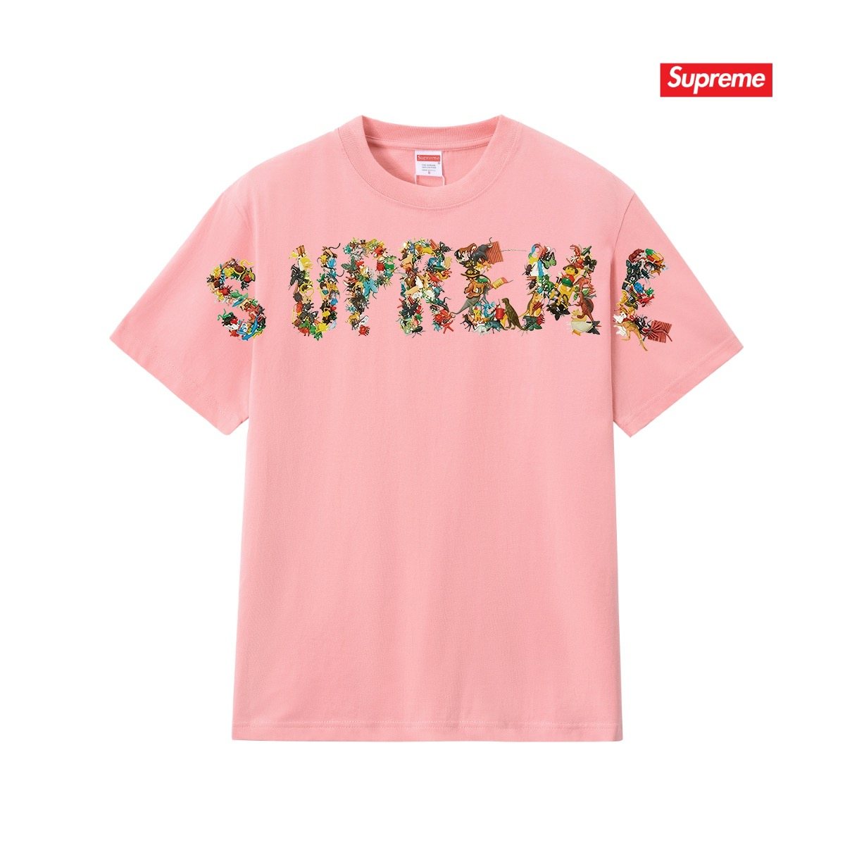 Supreme Floral Wordmark Short-Sleeve T-Shirt