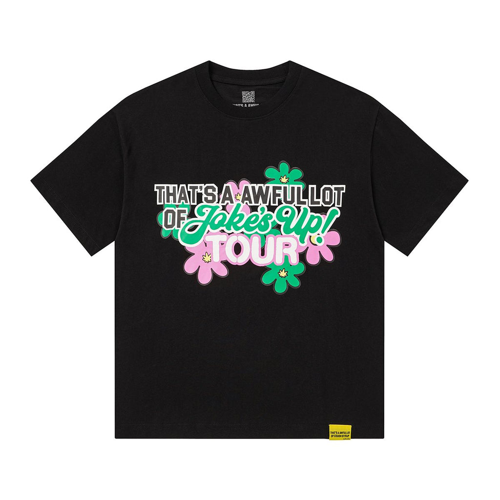 THAT'S A AWFUL LOT OF COUGH SYRUP Floral Tour Graphic T-Shirt