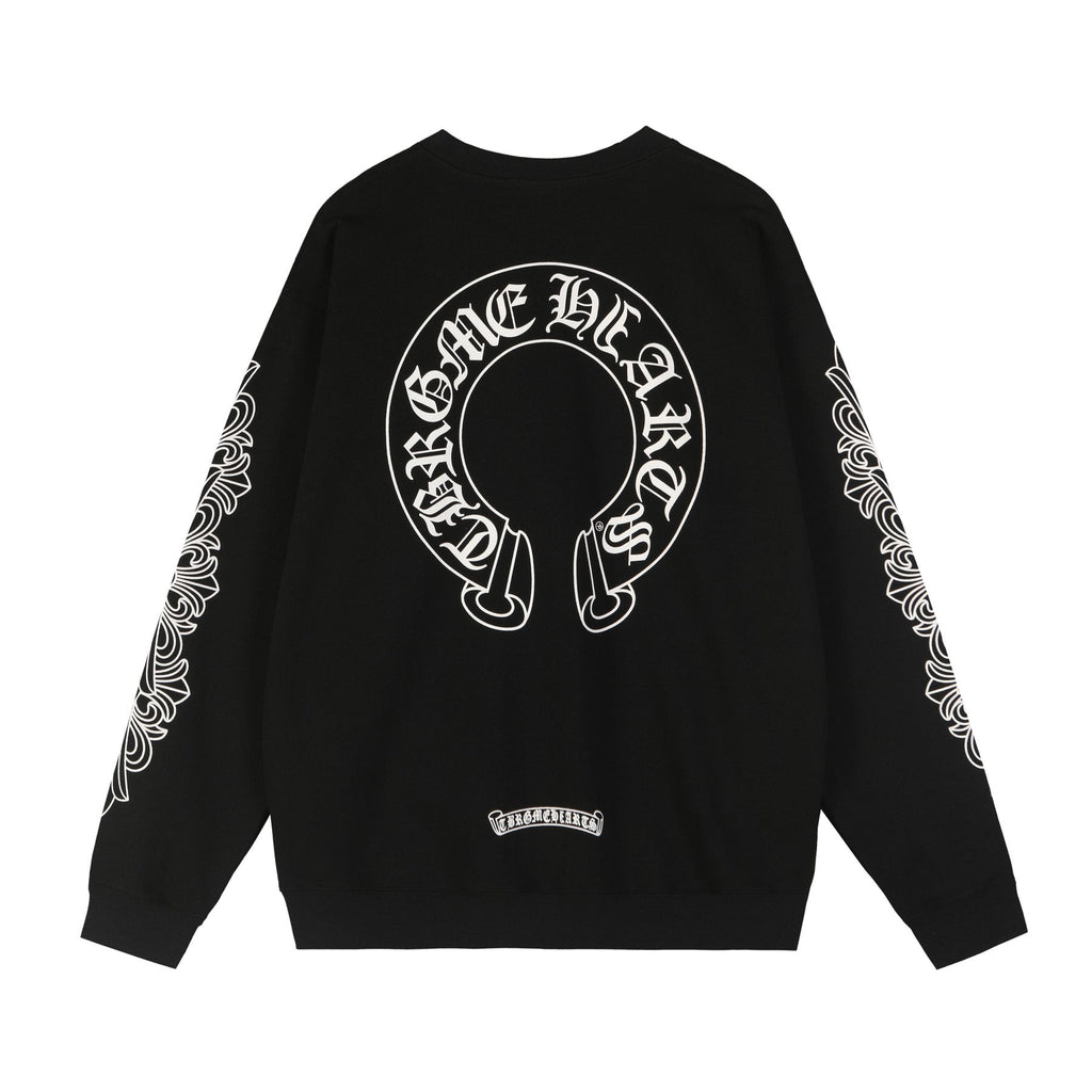 Chrome Hearts Sanskrit Letter Cross Graphic Sweatshirt