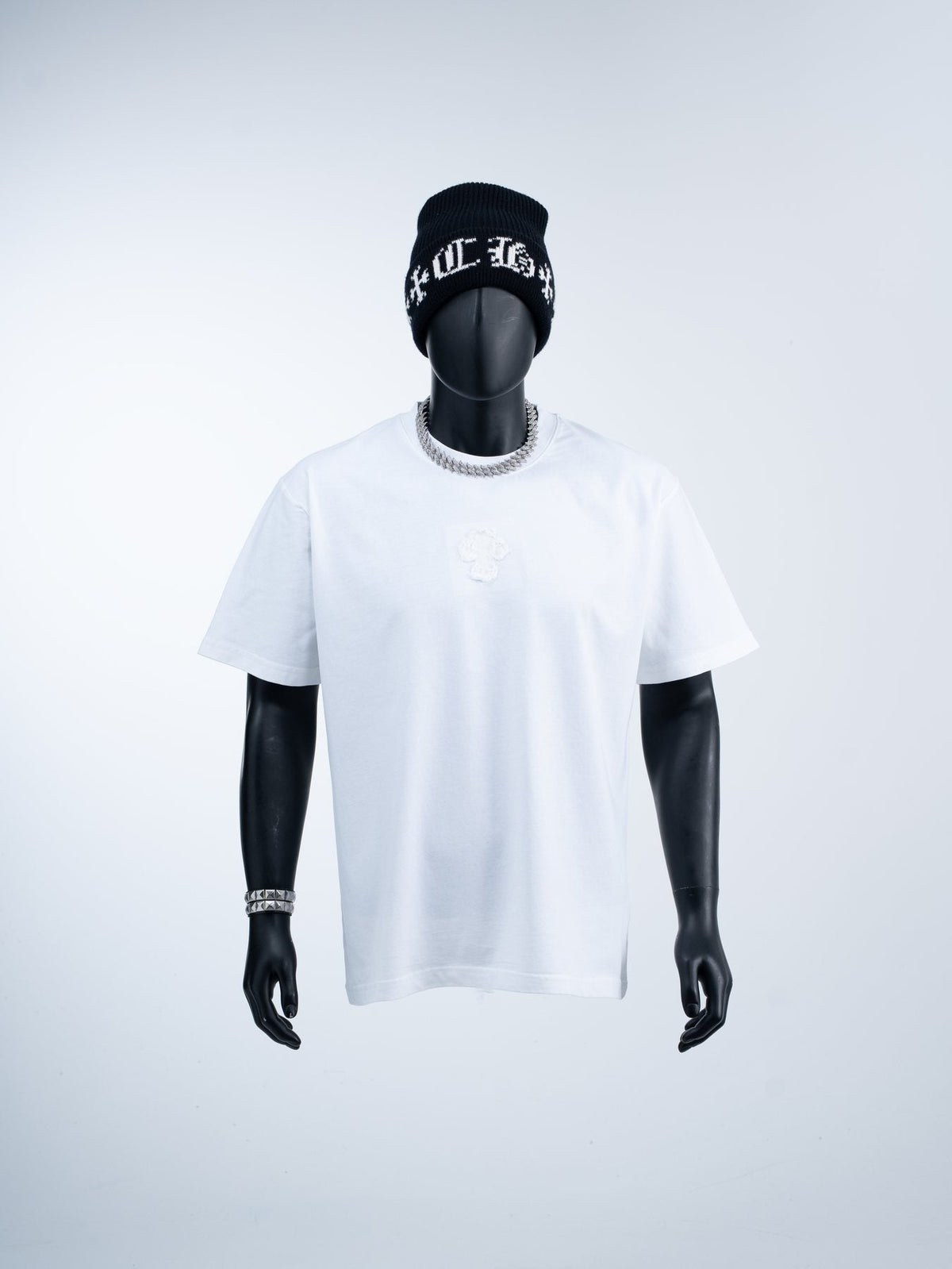 Chrome Hearts Tonal Cross Appliqué T-Shirt