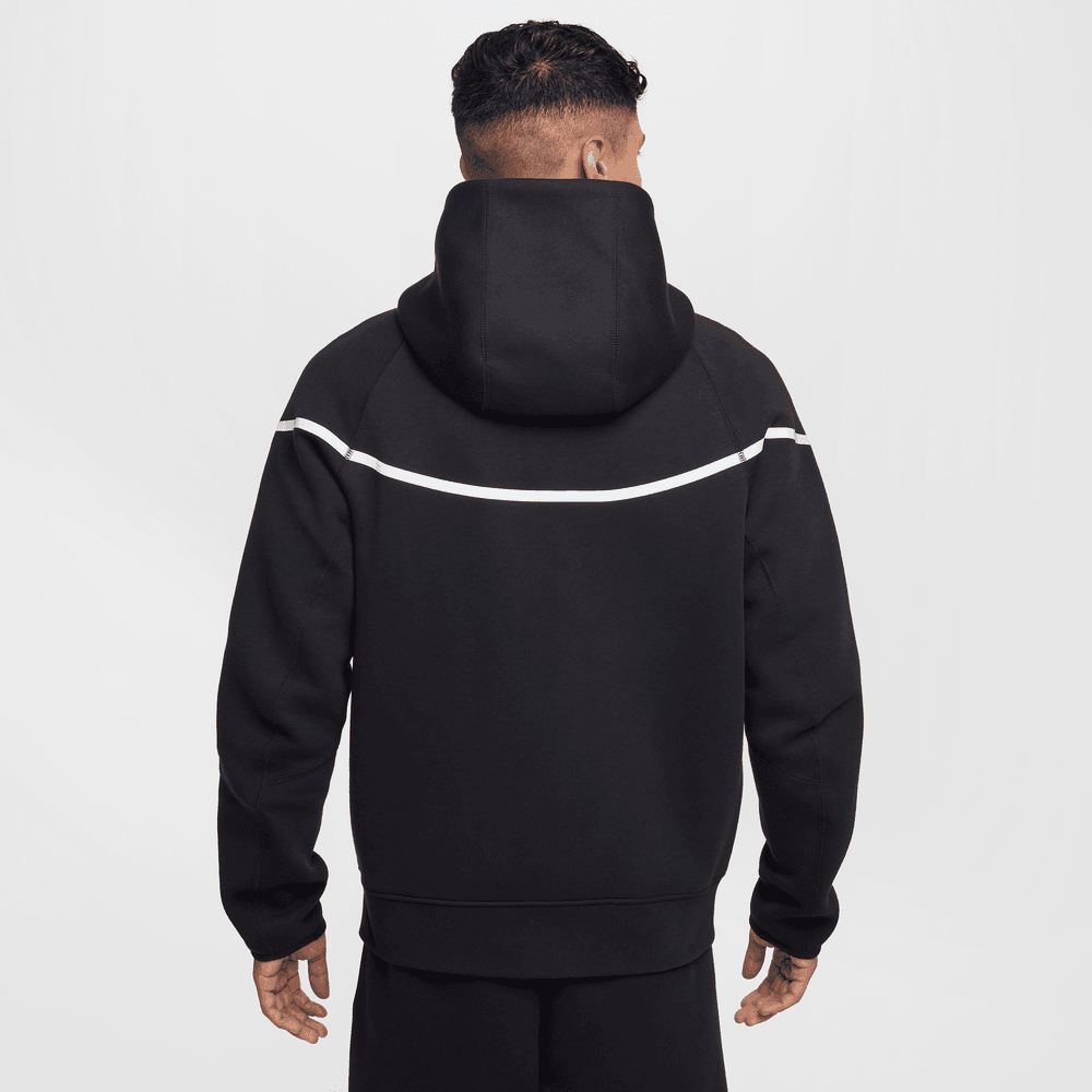 Nike Tech Windrunner Fleece Full-Zip Jacket 'Black/Bemis Silver'