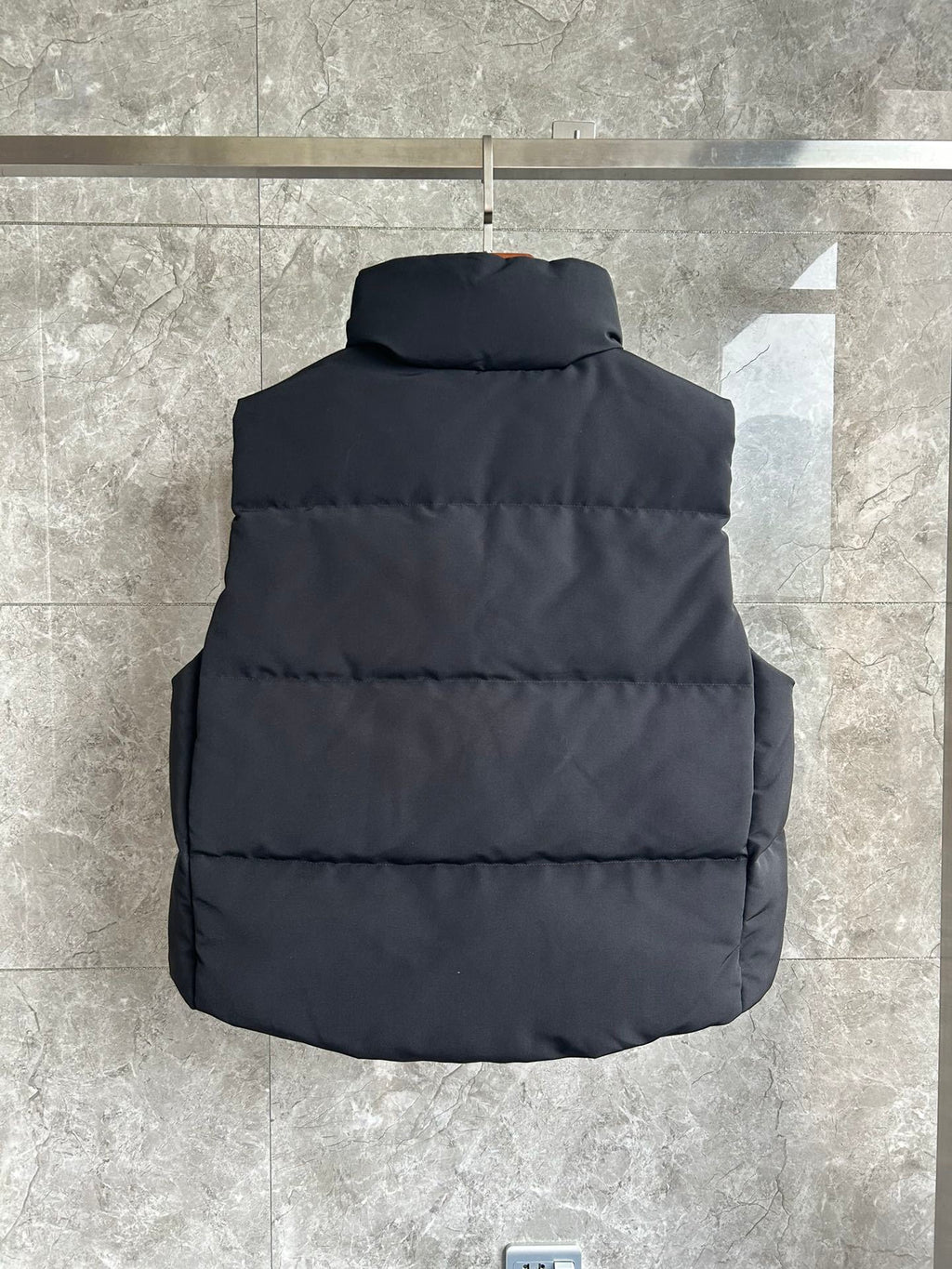 Canada Goose Black Down Vest with Utility Pockets and Tonal Badge