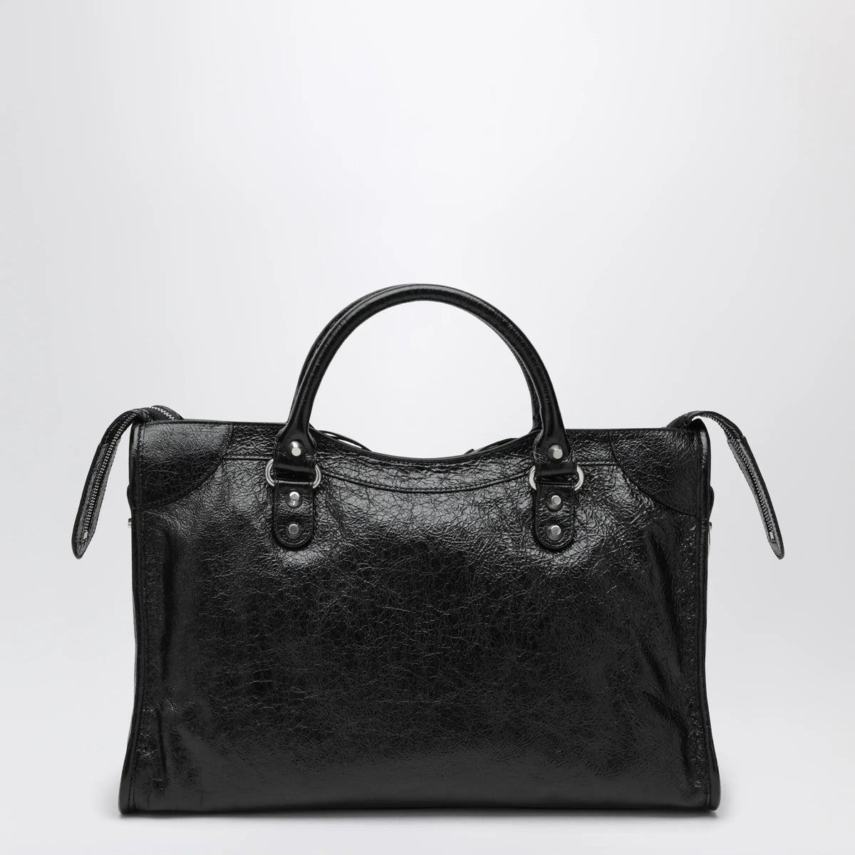 Balenciaga - Le City Medium bag in Arena lambskin leather black