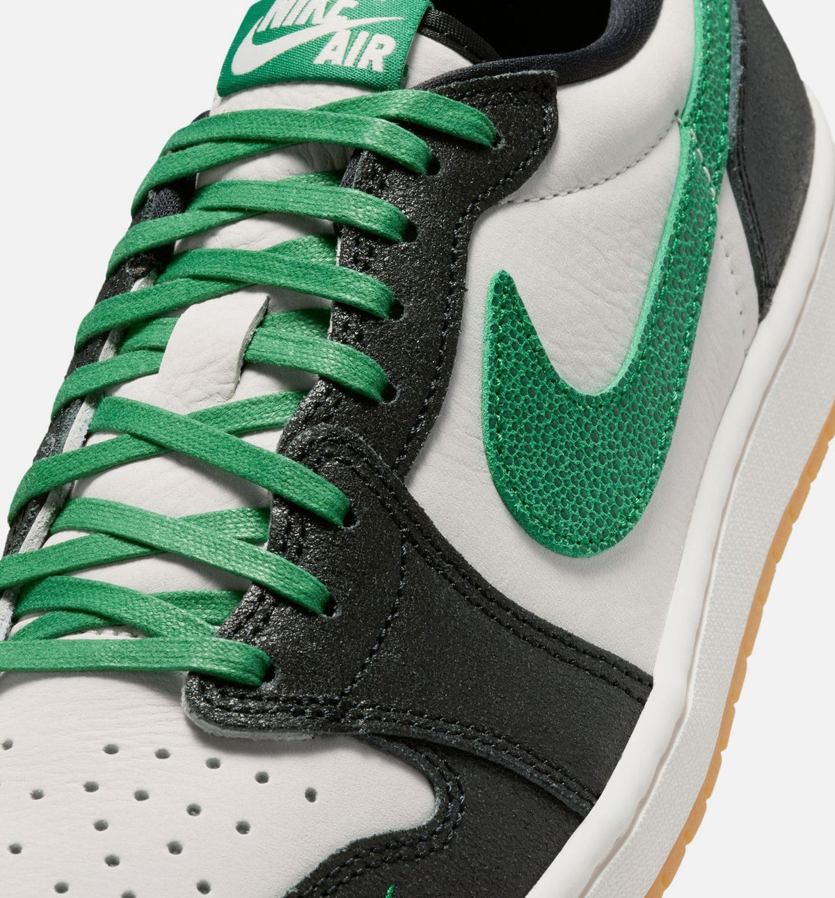 Air Jordan 1 Retro Low OG Phantom and Pine Green | Men's Lifestyle Shoe | Phantom/Pine Green/Black
