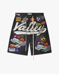 Vale Forever Black 1980s Jorts 'Black/Wash'