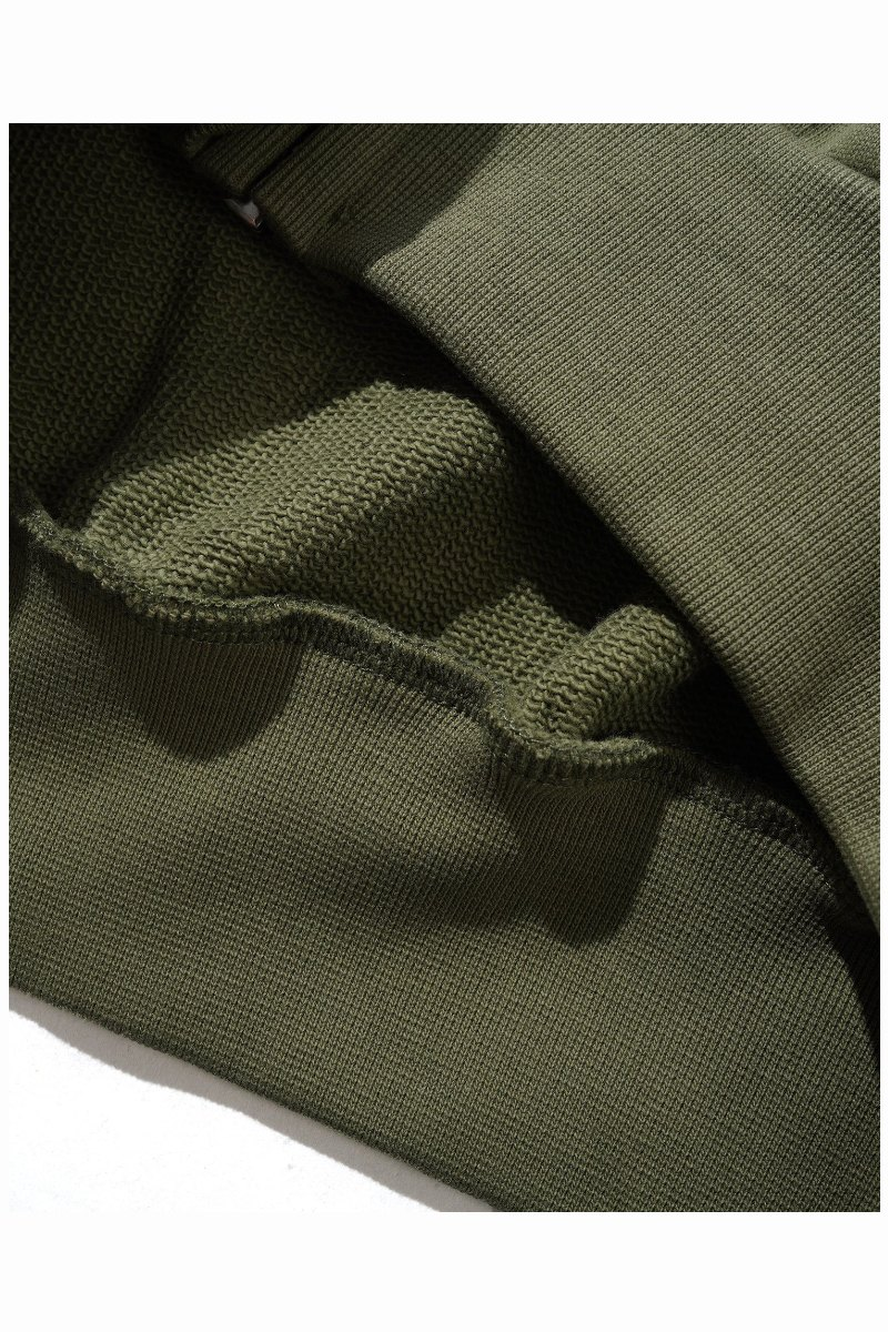 BUTTER REGISTERED ZIP-THRU HOOD Dull Army