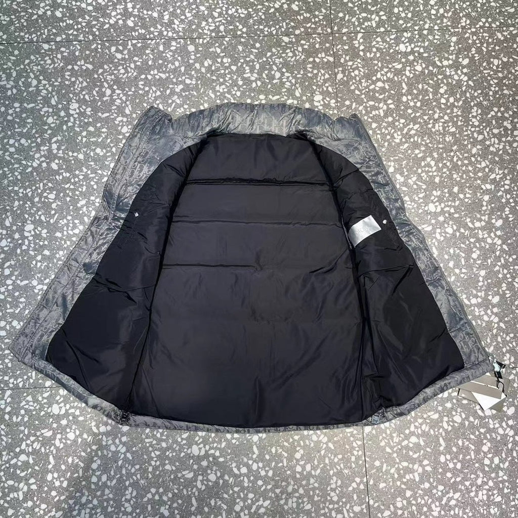 Dior Gray Oblique Monogram Down Vest