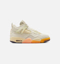 Air Jordan 4 Retro Birds of Paradise Women's Lifestyle Shoes - Coconut Milk/Metallic Gold/Bright Mango/Sundial/Black