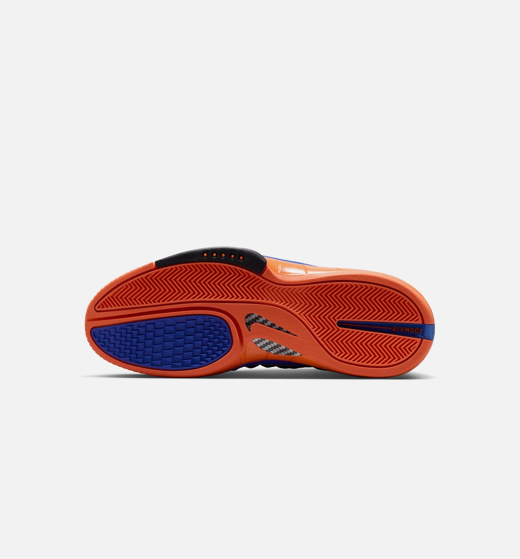 Air Zoom Huarache 2K4 Penny Hardaway Mens Basketball Shoe | Black/Varsity Royal/Safety Orange