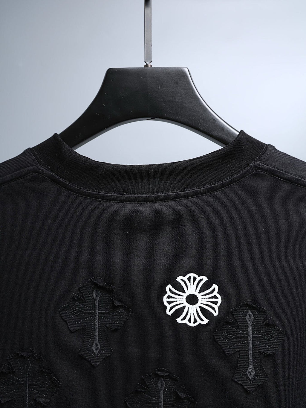 Chrome Hearts Cross Floral Graphic T-Shirt