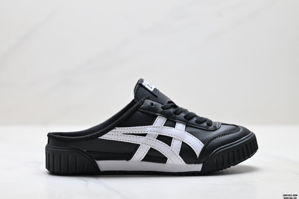 Onitsuka Tiger Retro Sabot Black White Unisex Shoes