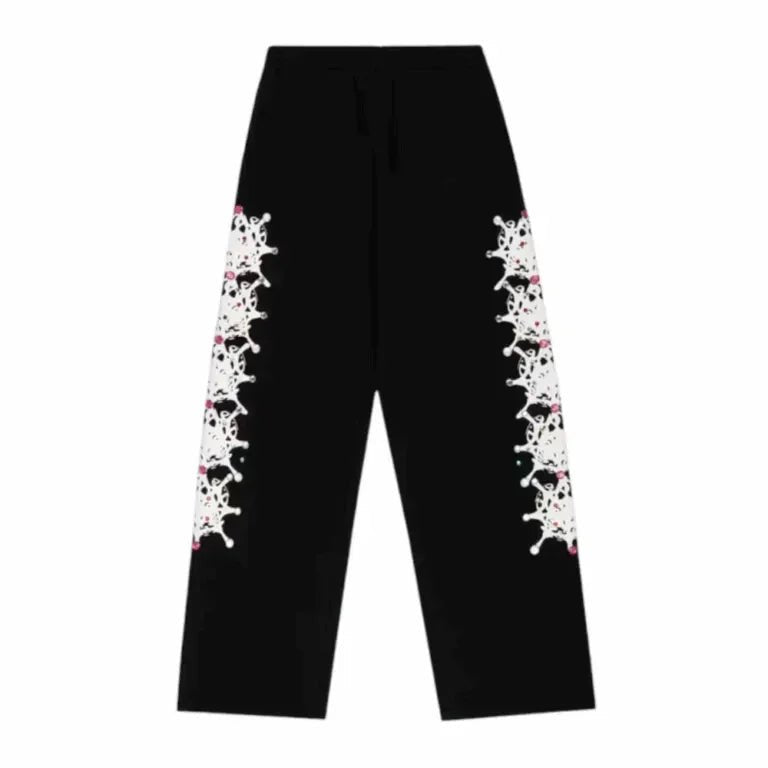 Sp5der Stone Sweatpant Black