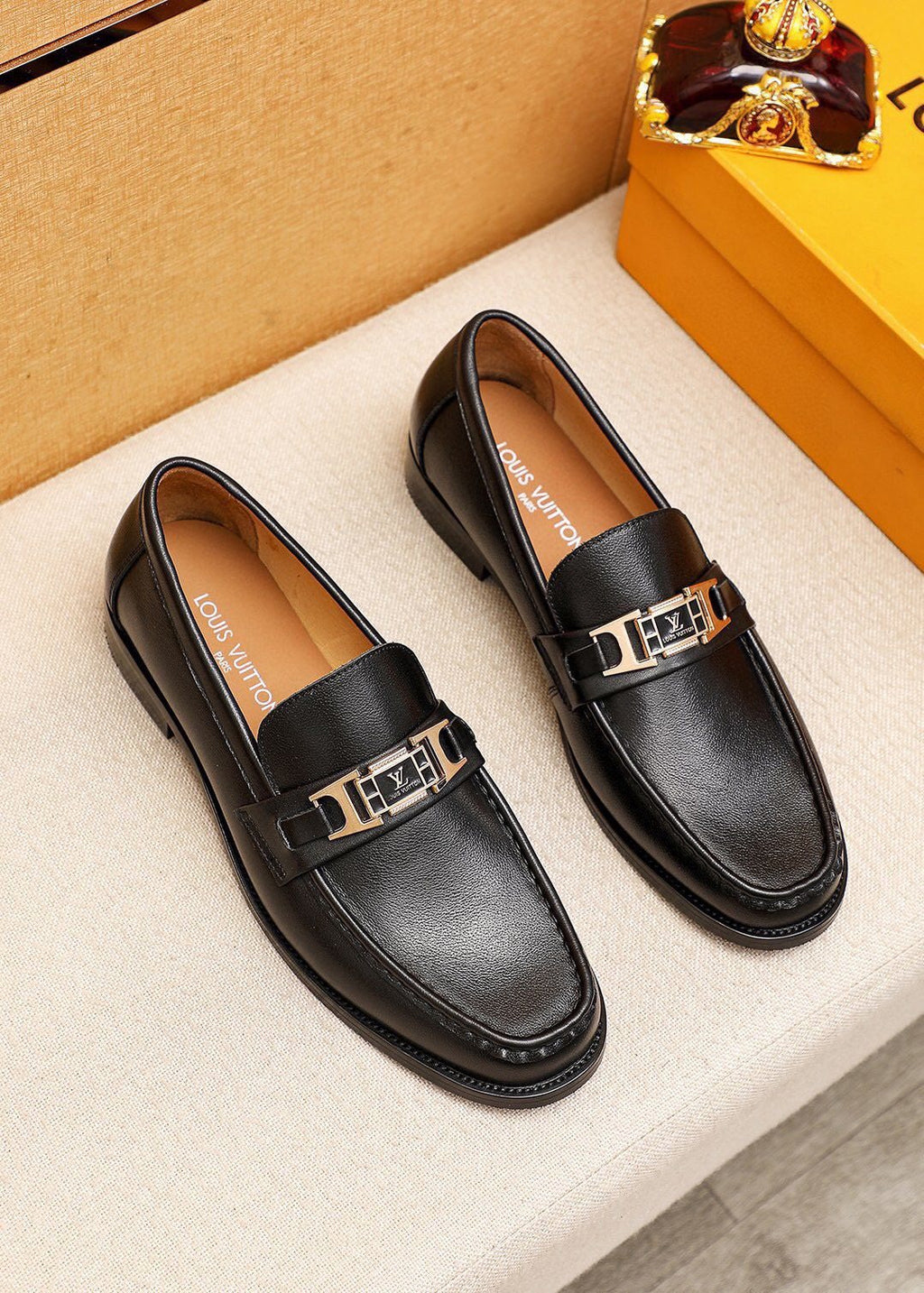 Louis Vuitton Black Hardware Loafers - Smooth Leather Upper