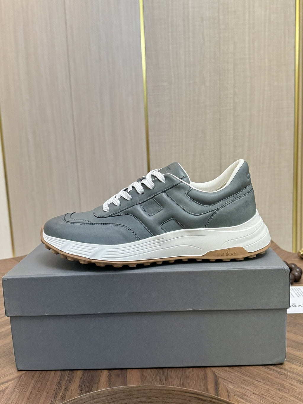 Hogan H-Stripes Platform Sneakers - Leather Lining
