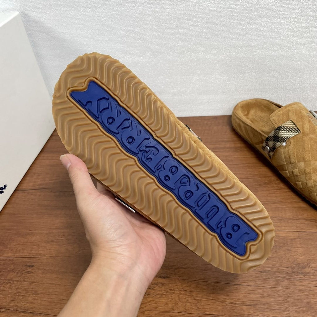 Burberry Men's Patterned Slip-On Sandals