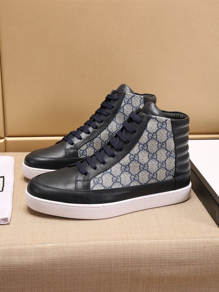Gucci Men's GG-Pattern High-Top Sneakers
