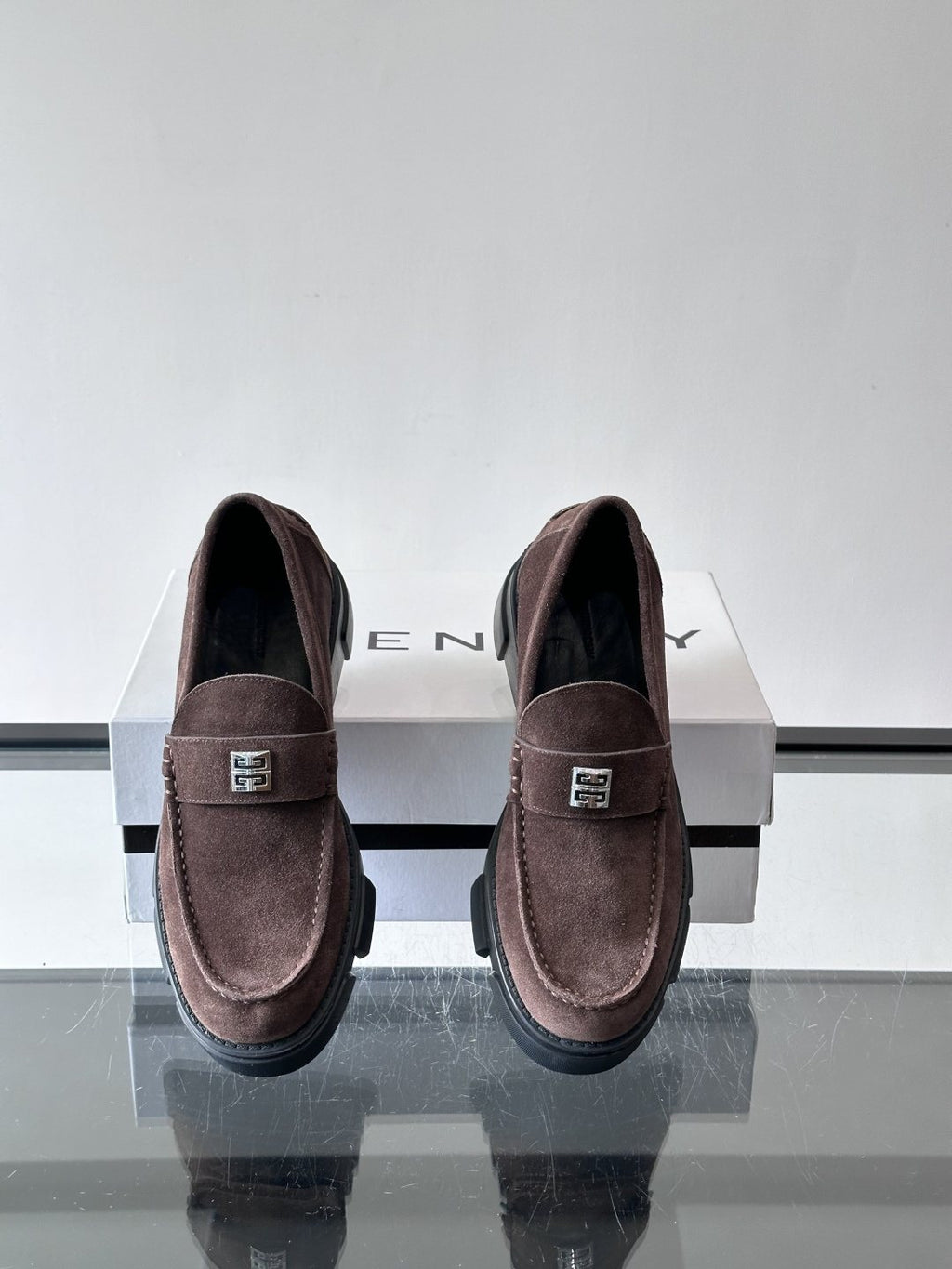 Givenchy Men's Metal-Accent Lug Sole Loafers