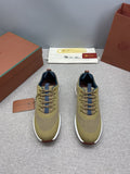 Loro Piana Men's Tennis Walk Low-Top Sneakers - Contrasting Sole
