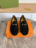 Gucci Men's Textured Horsebit Loafers