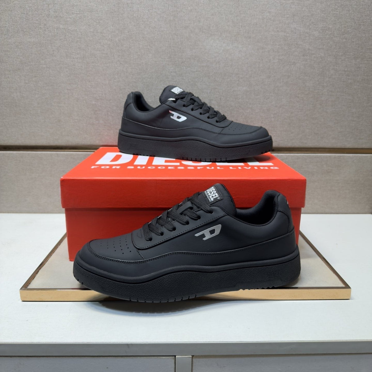 Diesel Men's Perforated Low-Top Sneakers