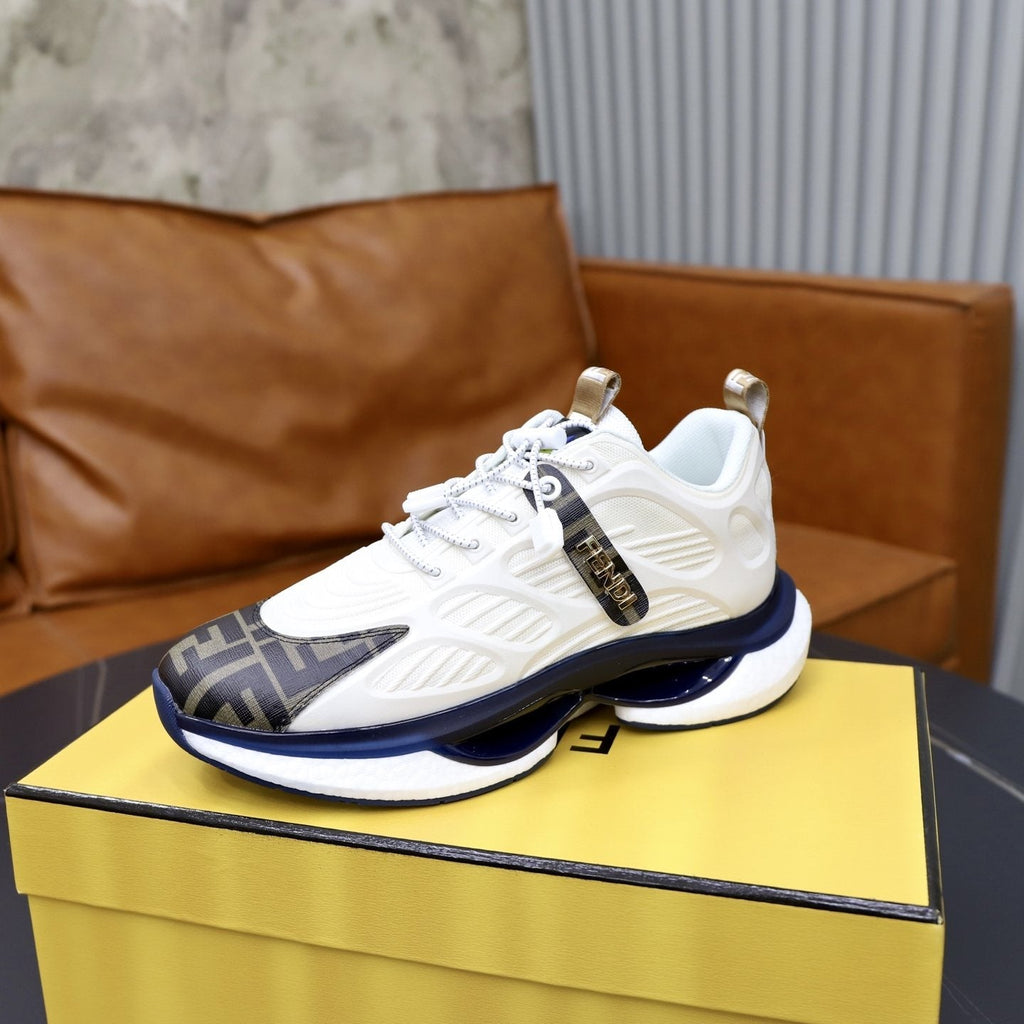 Fendi Men's Monogram Low-Top Sneakers