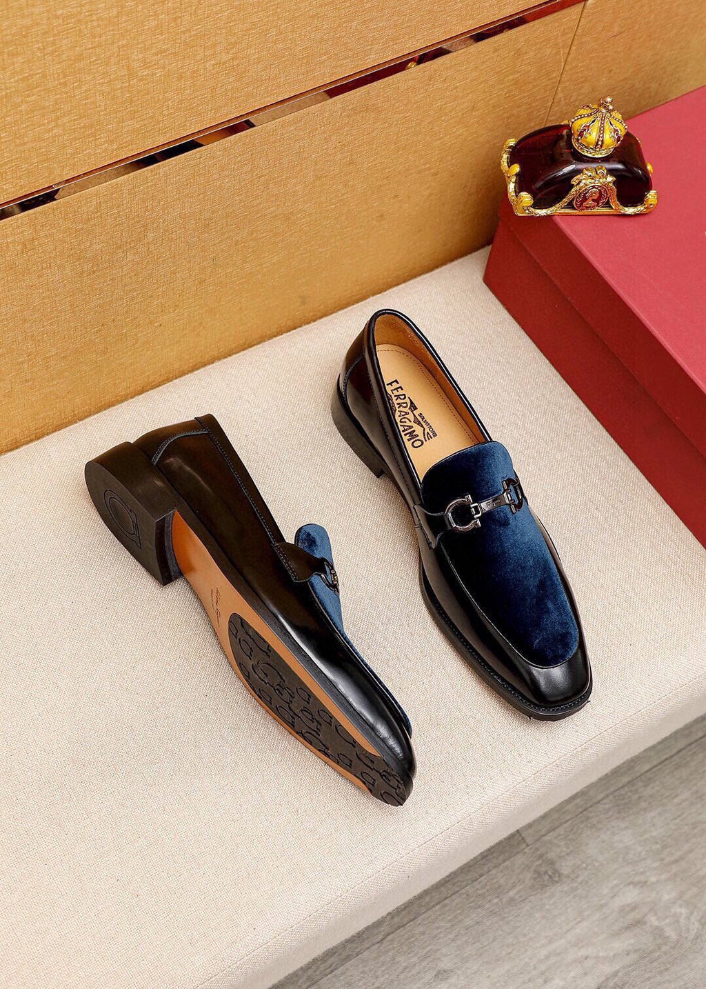 Ferragamo Metal Bit Loafers