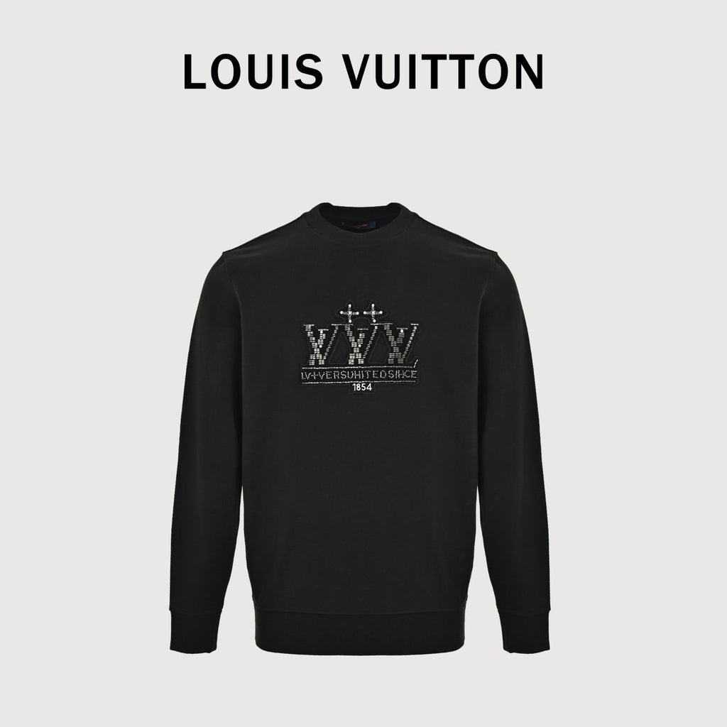 Louis Vuitton LV Beaded Embroidered Sweatshirt