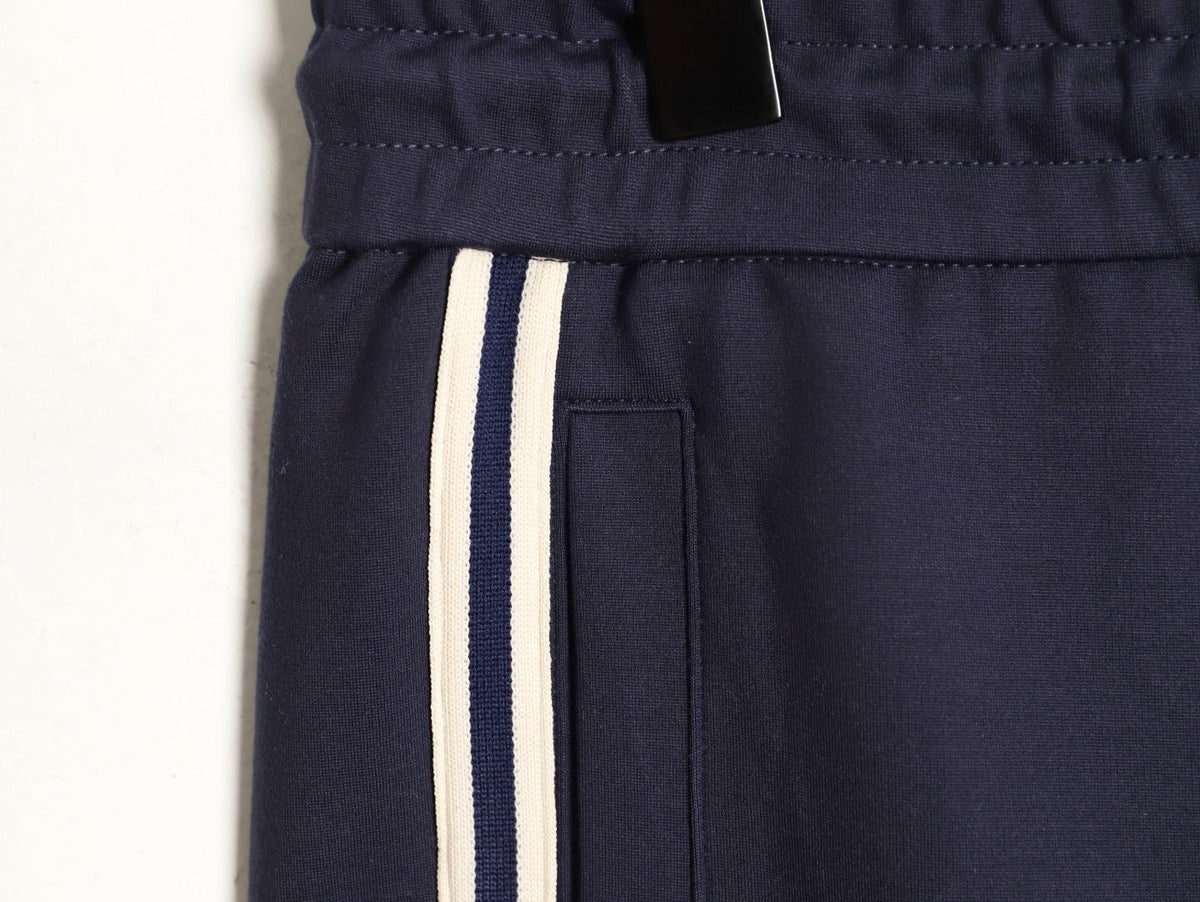 Gucci Double-Stripe Logo Drawstring Trousers - Navy