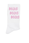 BISOUS SKATEBOARDS SOCKS BISOUS X3 White / Pink